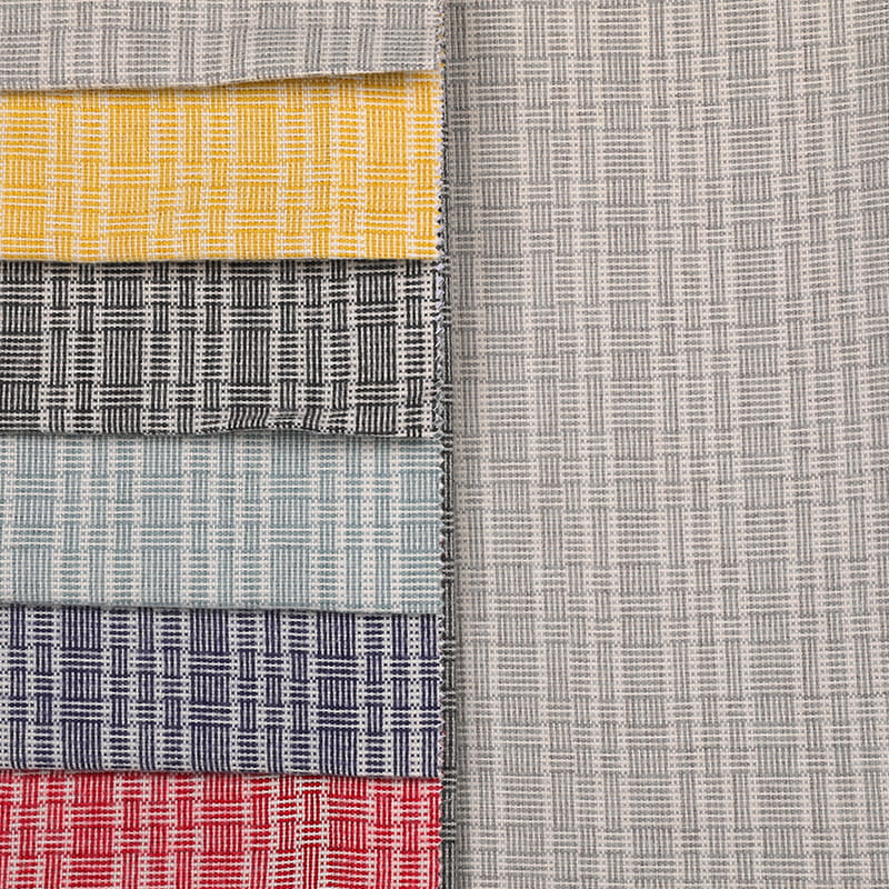 Polyester Air-Converted Yarn Jacquard Fabric