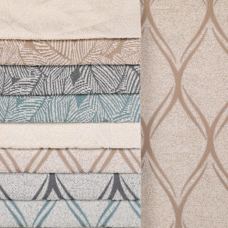 Color Woven Loop Yarn Jacquard Fabric